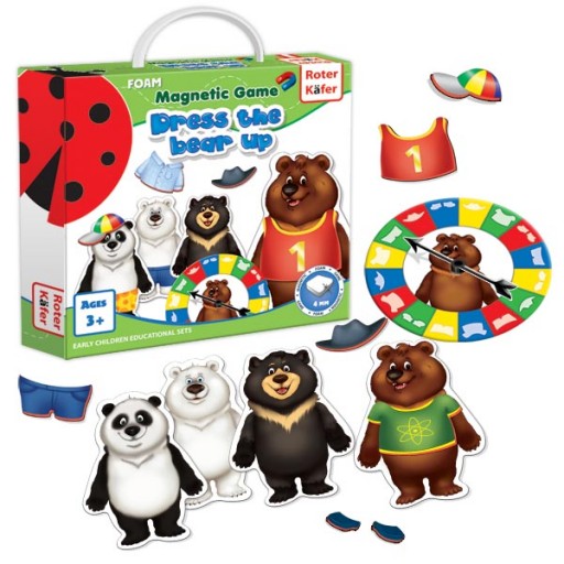 Magnetic game Dress the bear up